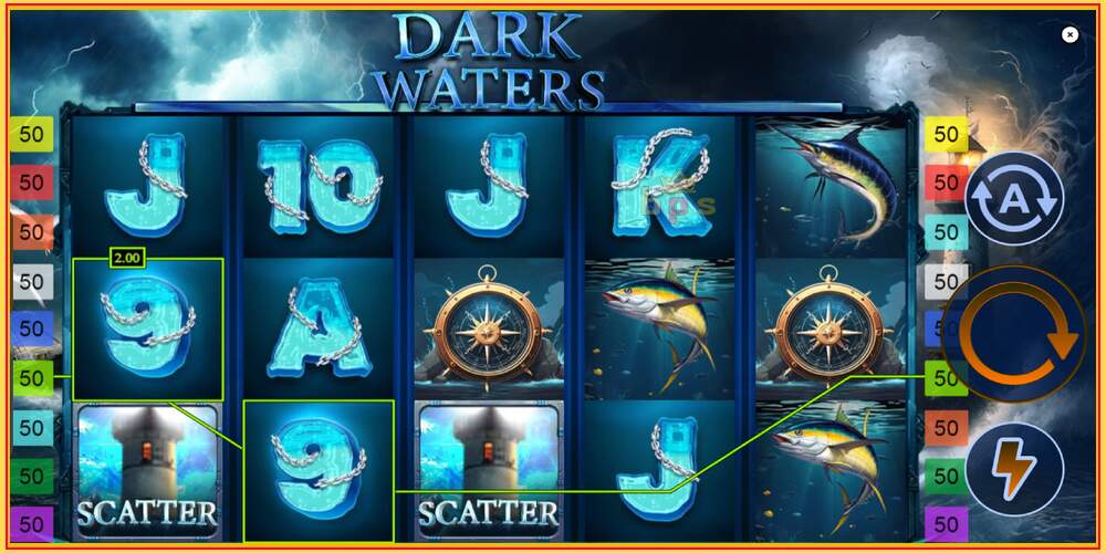 Игровой слот Dark Waters