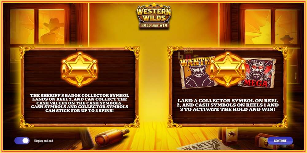 Игровой слот Western Wilds Hold and Win