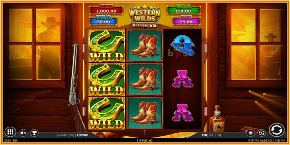 Игровой слот Western Wilds Hold and Win