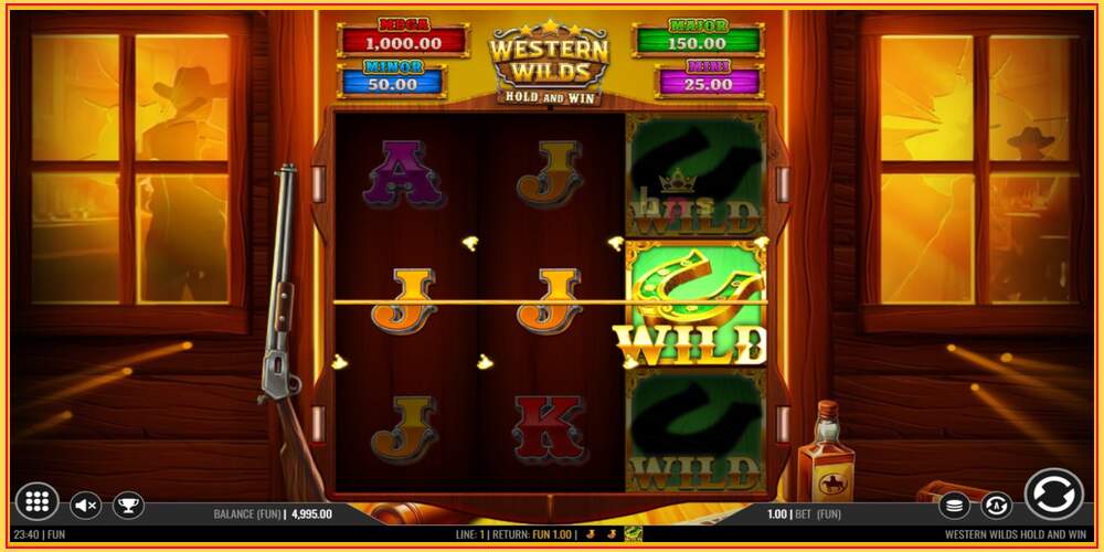 Игровой слот Western Wilds Hold and Win