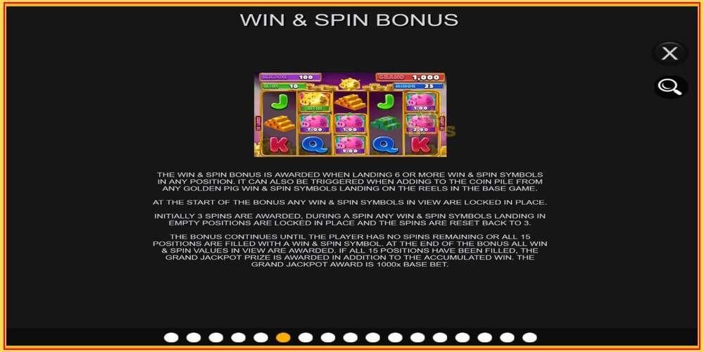 Spelslot Prize Piggy Win & Spin