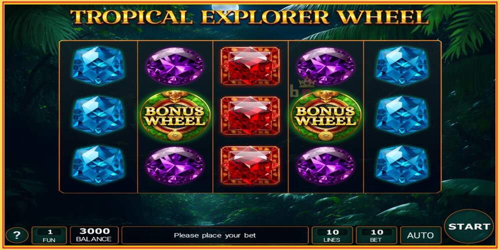 Khe trò chơi Tropical Explorer Wheel