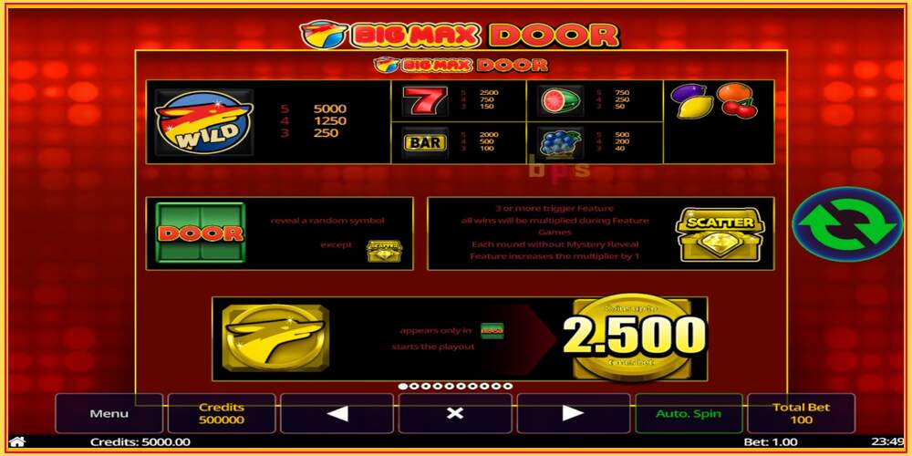 Игровой слот Big Max Door