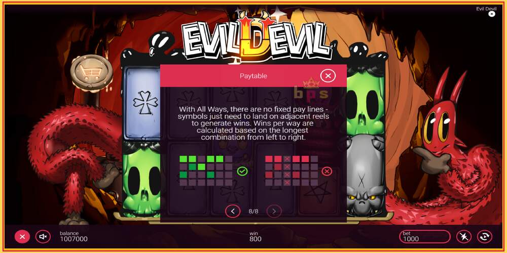 Spelslot Evil Devil