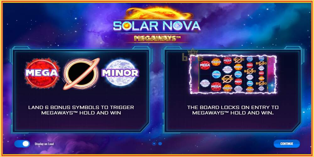 Игровой слот Solar Nova Megaways