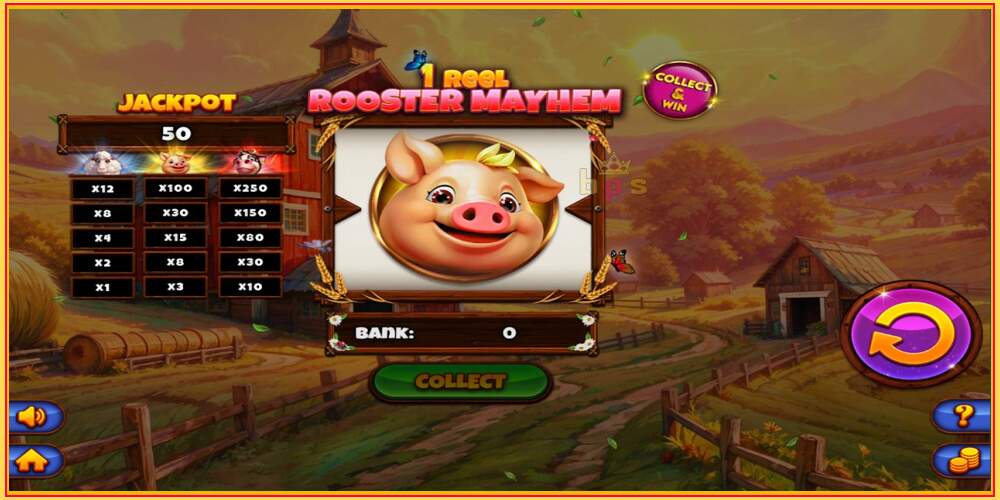 Игровой слот 1 Reel Rooster Mayhem