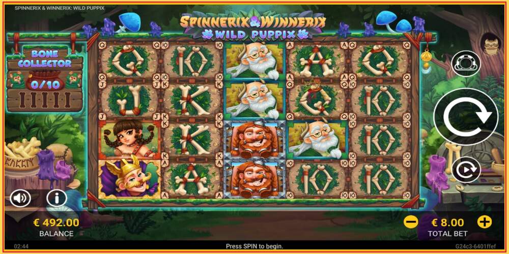 Игровой слот Spinnerix & Winnerix: Wild Puppix