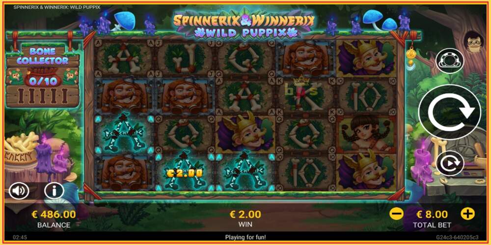 Игровой слот Spinnerix & Winnerix: Wild Puppix