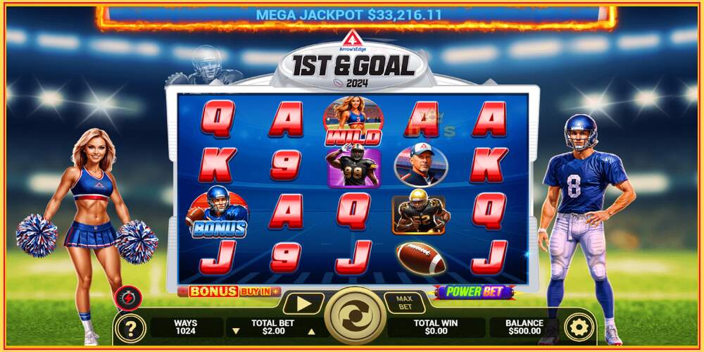 Игровой слот 1st & Goal