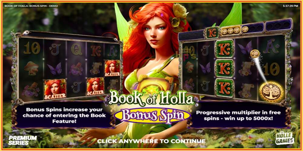 Игровой слот Book of Holla: Bonus Spin