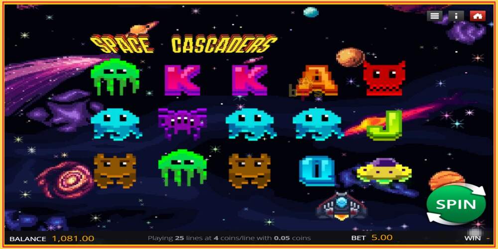 Игровой слот Space Cascaders