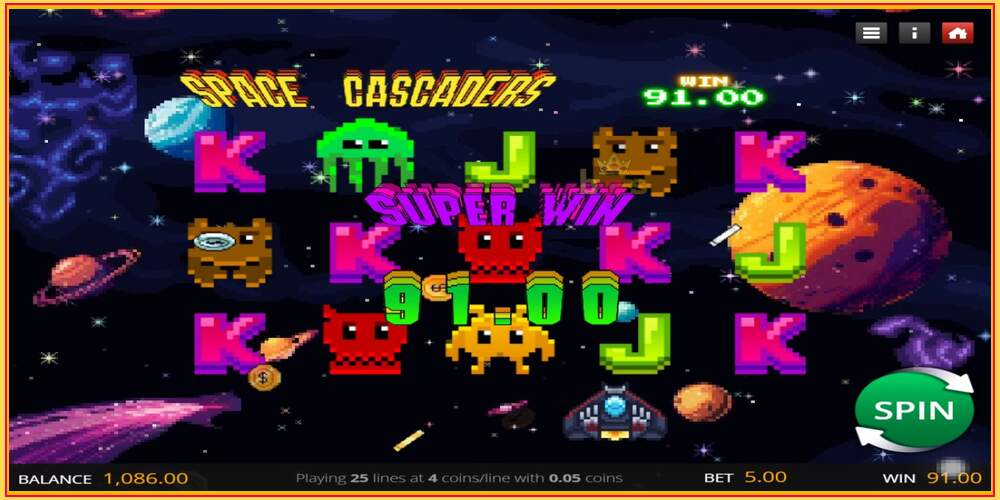 Игровой слот Space Cascaders