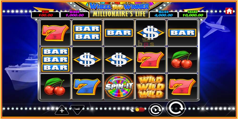 Pelipaikka Wheel Big Winner Millionaires Life