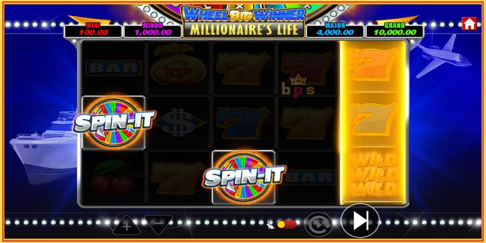 Pelipaikka Wheel Big Winner Millionaires Life