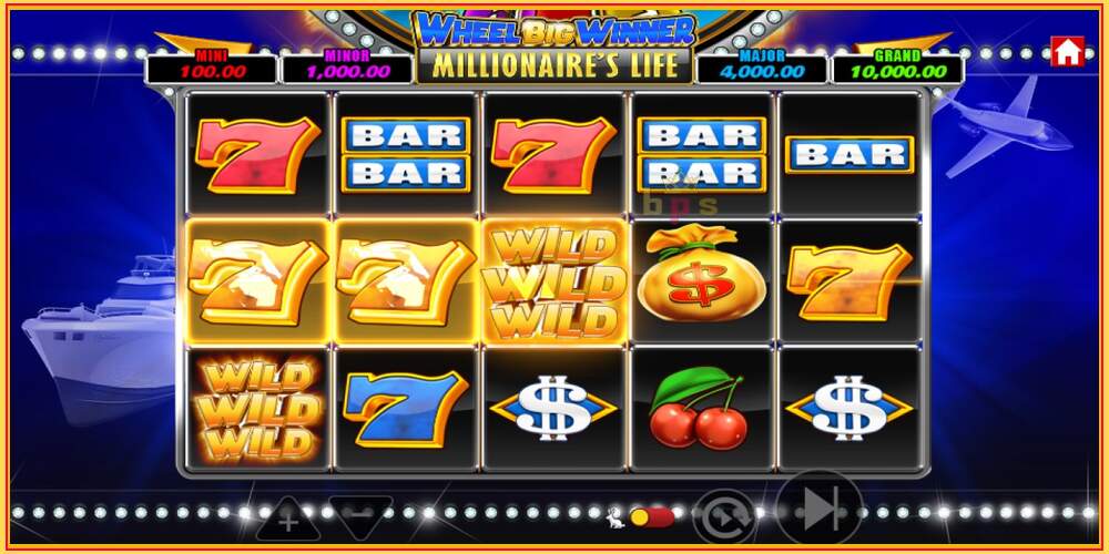 Pelipaikka Wheel Big Winner Millionaires Life