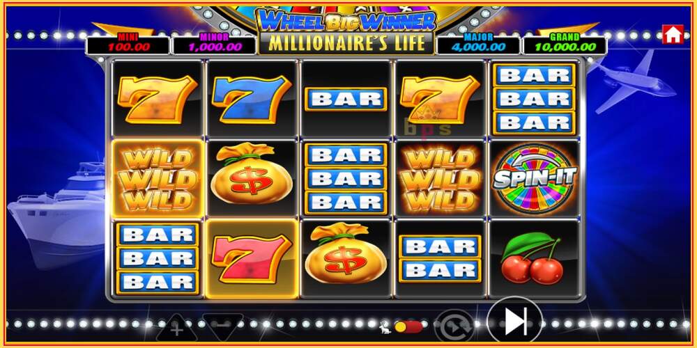 Pelipaikka Wheel Big Winner Millionaires Life