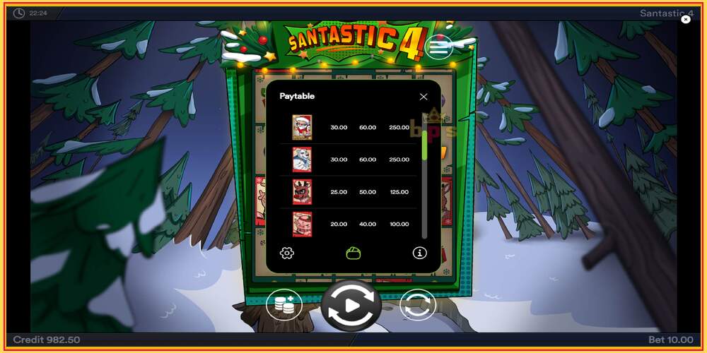 Игровой слот Santastic 4