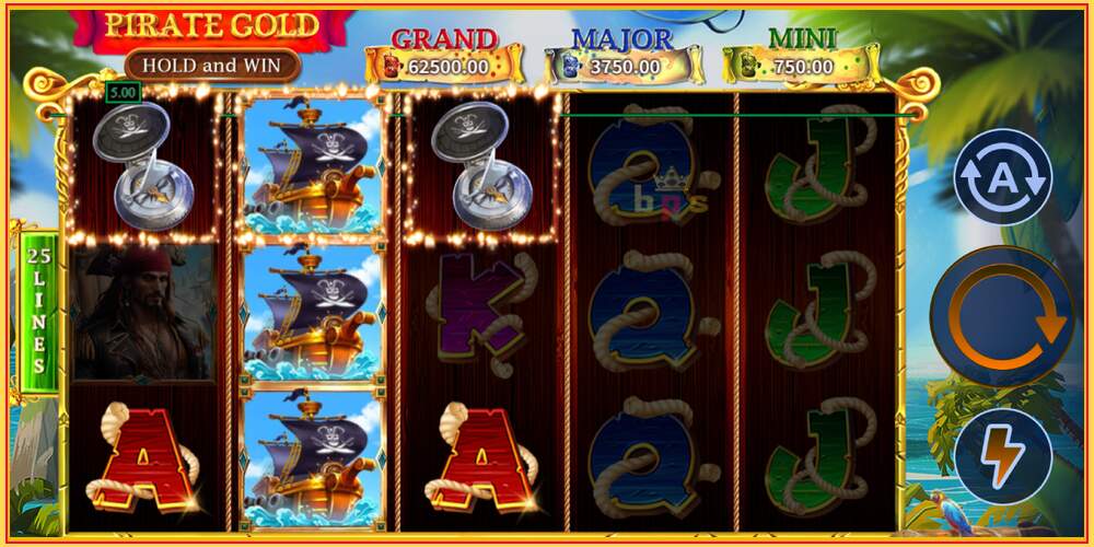 Игровой слот Pirate Gold Hold and Win