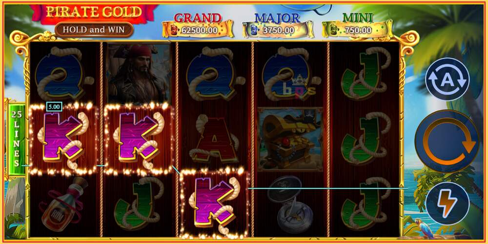 Игровой слот Pirate Gold Hold and Win