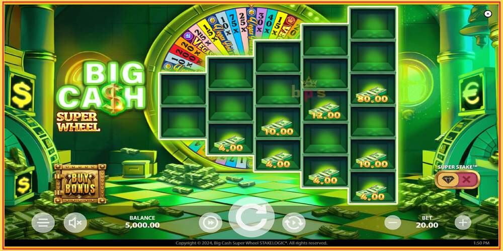 Игровой слот Big Cash Super Wheel