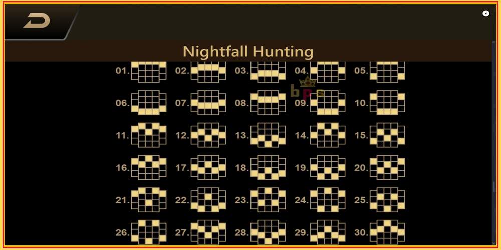 Khe trò chơi Nightfall Hunting