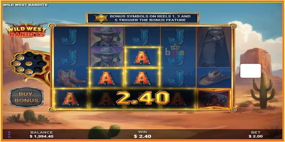 Игровой слот Wild West Bandits