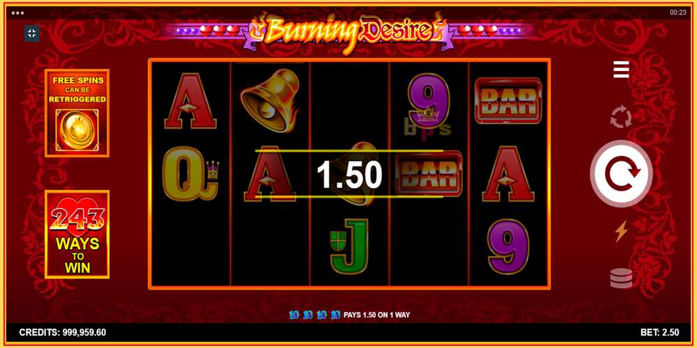 Игровой слот Burning Desire