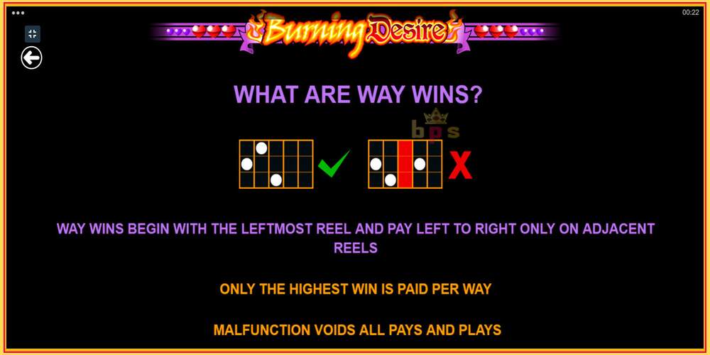 Игровой слот Burning Desire