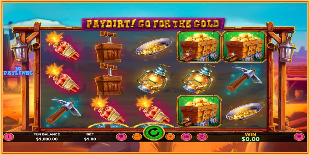 Игровой слот Paydirt! Go for the Gold