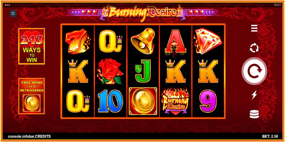 Игровой слот Burning Desire