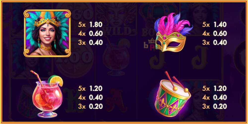 Игровой слот Mardi Gras Queen