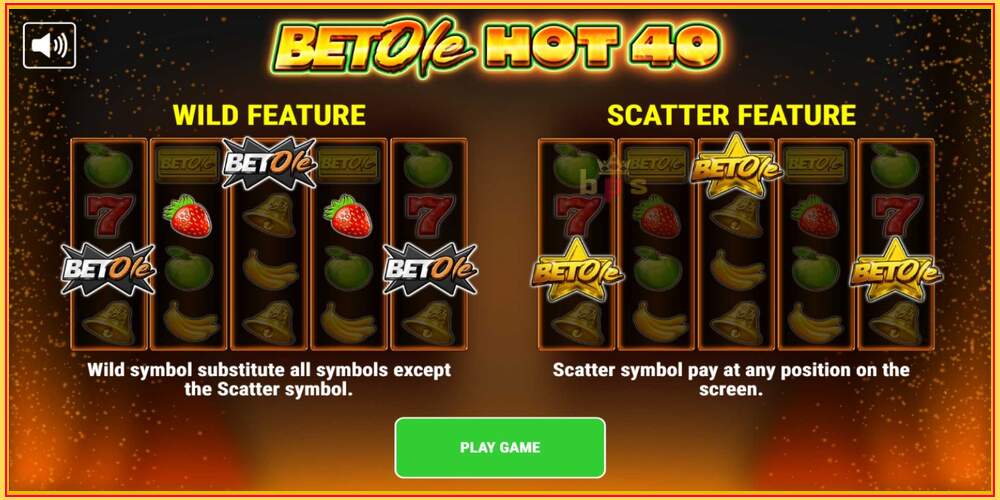 Игра слот Bet Ole Hot 40