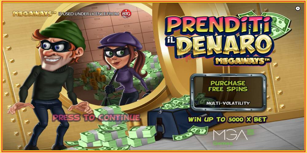 Игровой слот Prenditi il Denaro Megaways