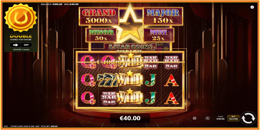 Spelautomat 5 Star Coins: Hold & Win