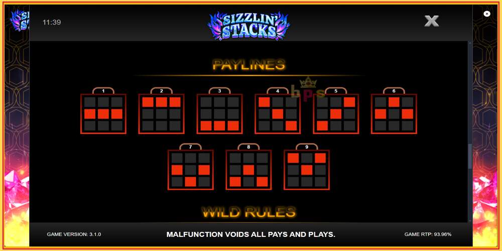 Игровой слот Sizzlin Stacks