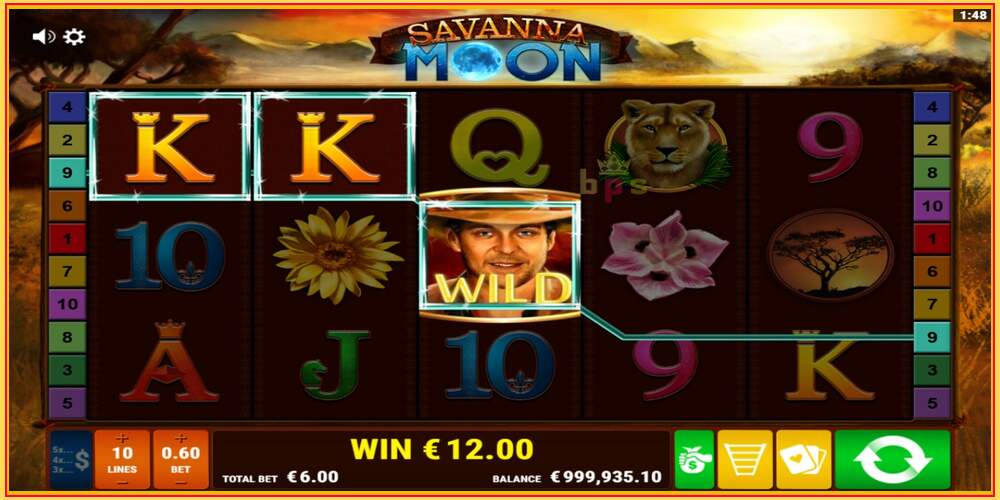 Игровой слот Savanna Moon