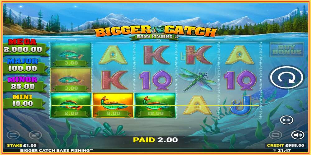 Игровой слот Bigger Catch Bass Fishing