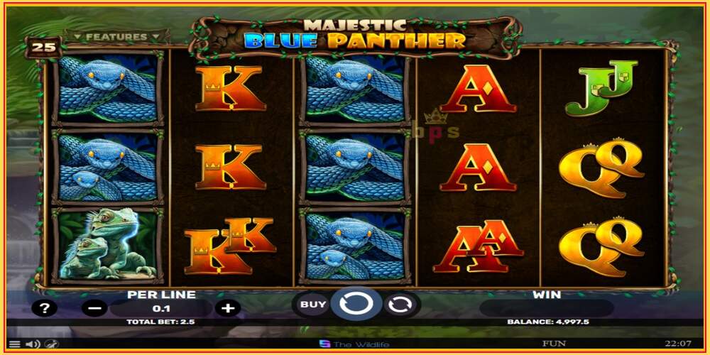 Spelslot Majestic Blue Panther