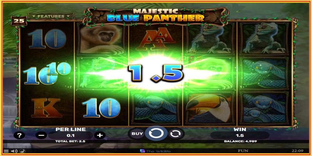 Spelslot Majestic Blue Panther