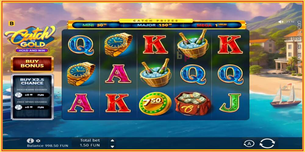 Игровой слот Catch The Gold Hold and Win