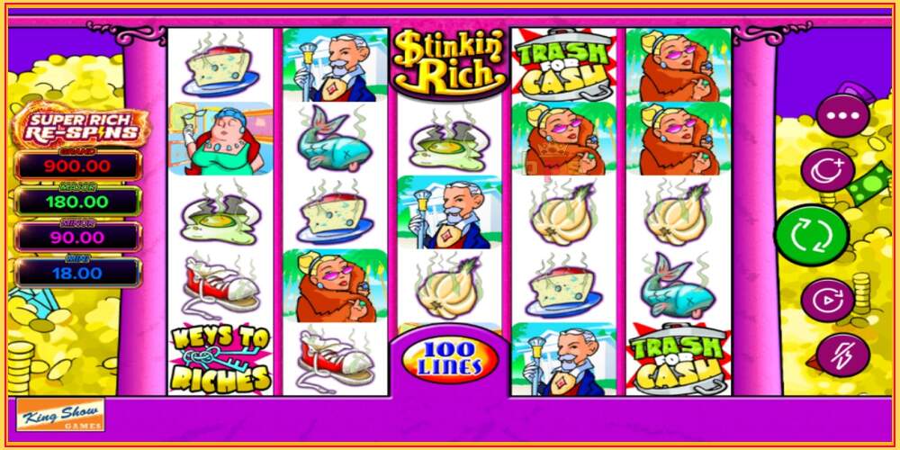 Игровой слот Stinkin Rich Super Rich Re-Spins