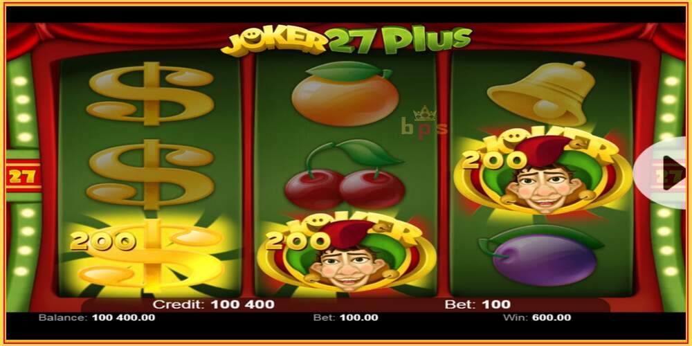 Игровой слот Joker 27 Plus