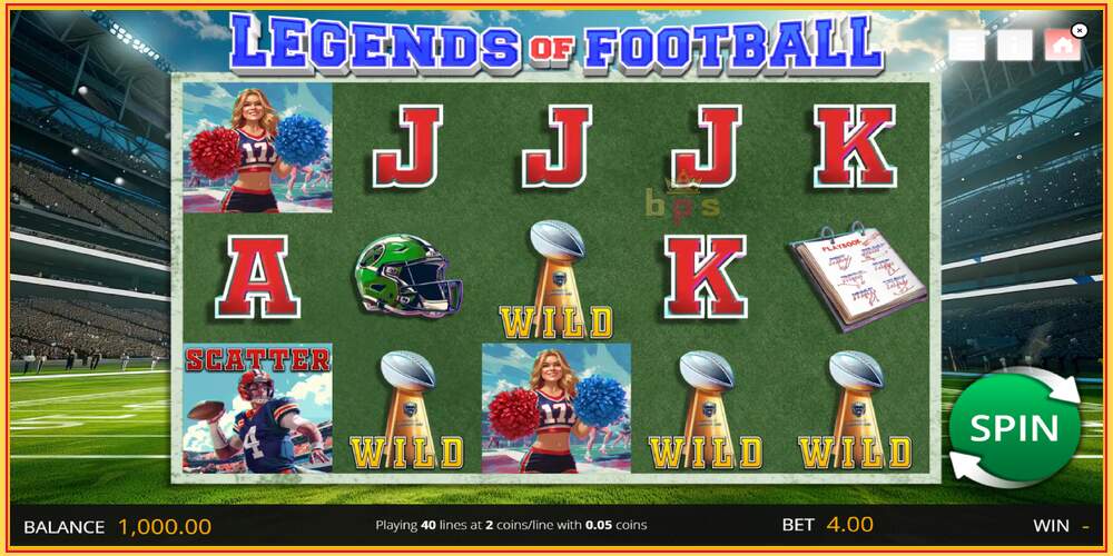 Игровой слот Legends of Football