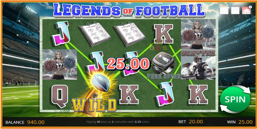 Игровой слот Legends of Football