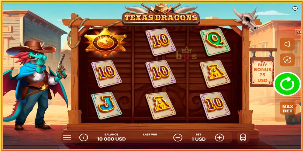 Игровой слот Texas Dragons