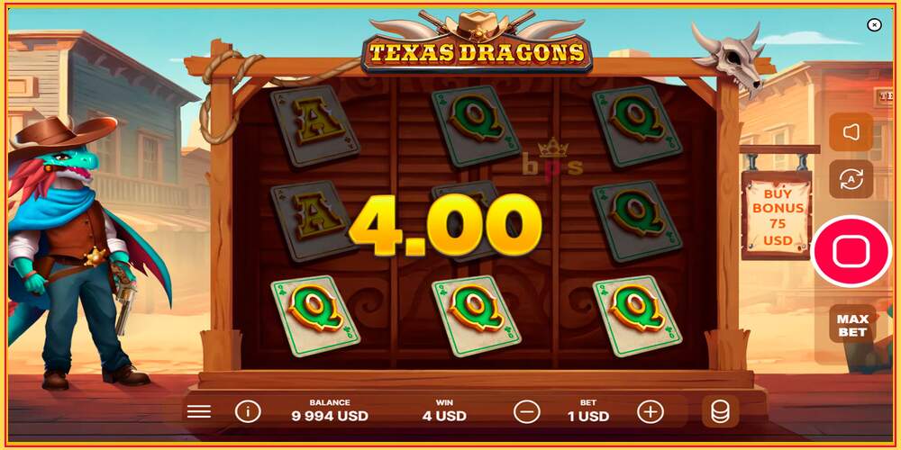 Игровой слот Texas Dragons