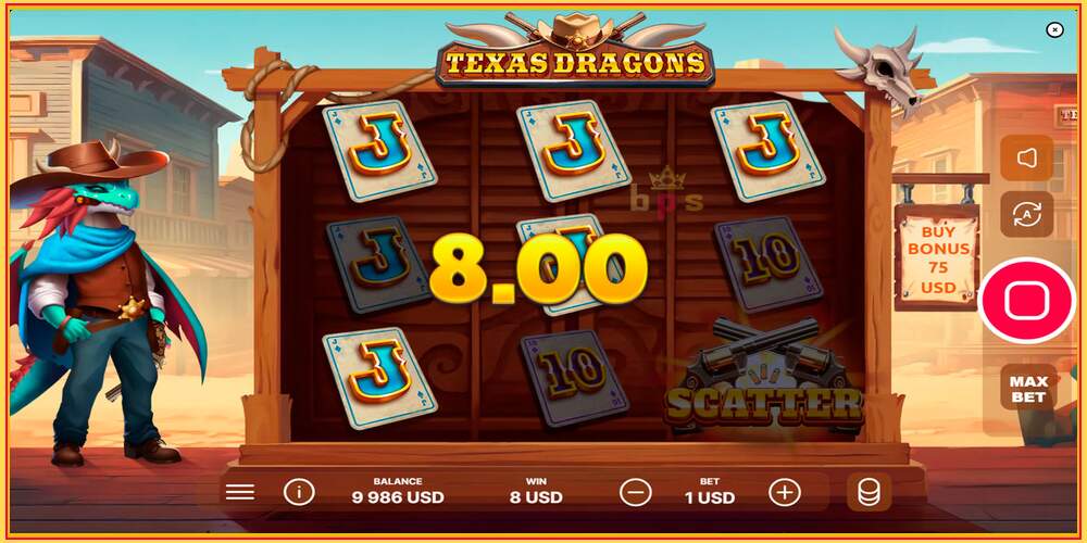 Игровой слот Texas Dragons