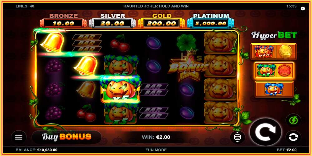 Spelslot Haunted Joker Hold and Win