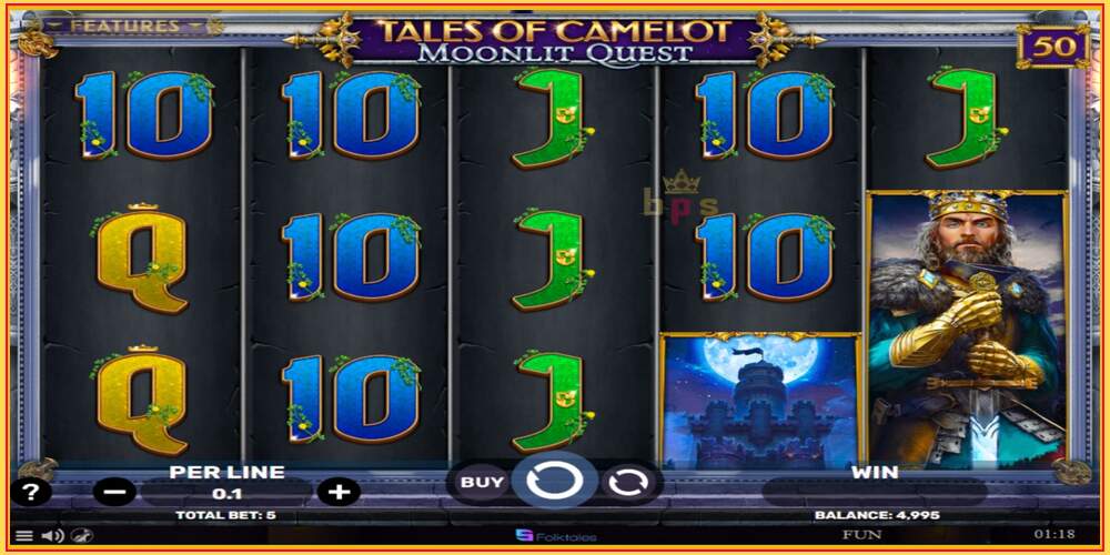 Игровой слот Tales of Camelot - Moonlit Quest