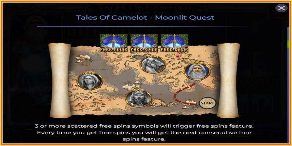 Игровой слот Tales of Camelot - Moonlit Quest